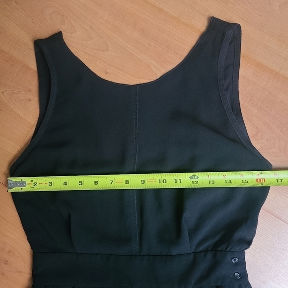 ARITZIA Wilfred Leila Deep V Back Dress in Black - Picture 12 of 14